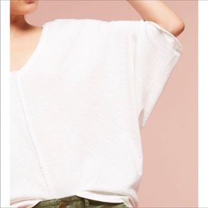 Anthropologie Black Dolman/Batwing Top by Bordeaux